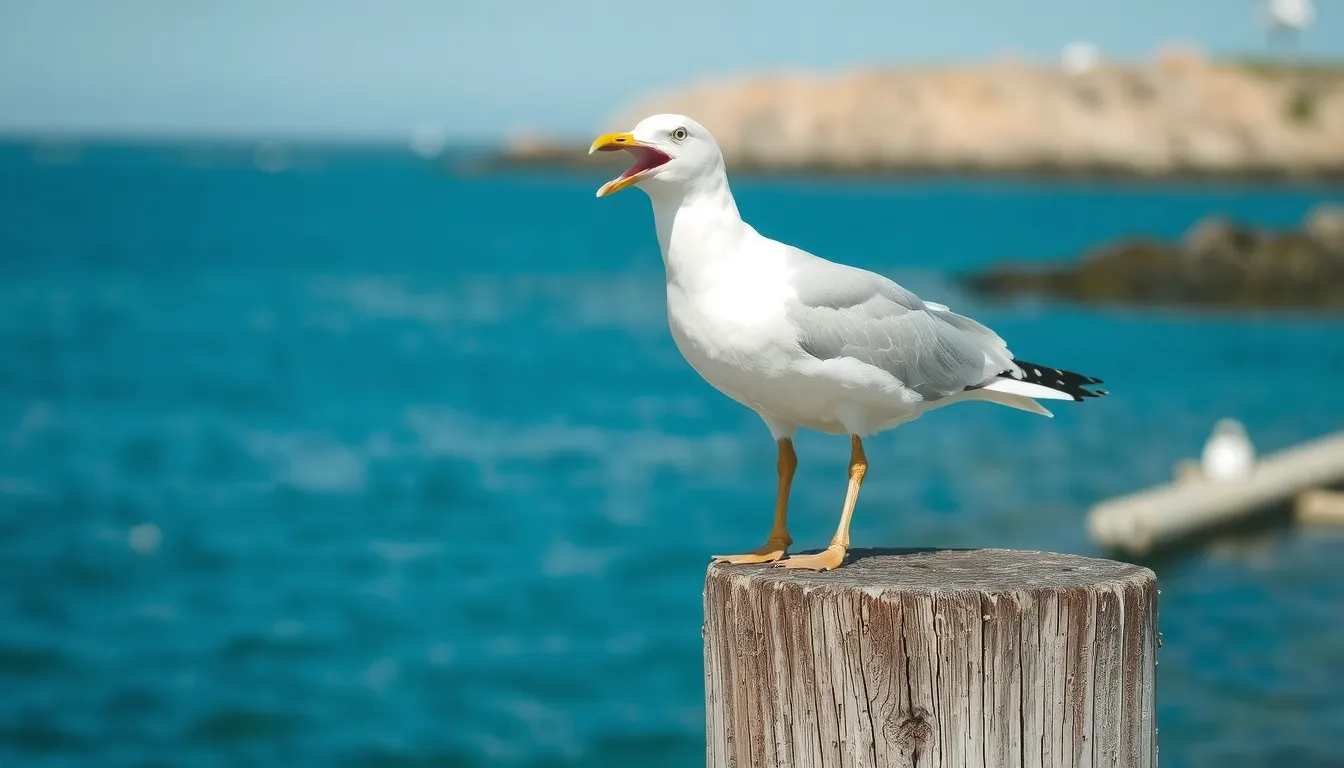 bruit de la mouette